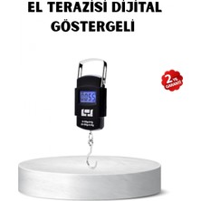 MiraLive Portatif Dijital El Kantarı – Bavul, Kargo ve Paket Tartı Cihazı 50 kg
