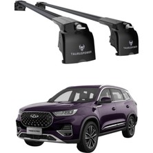 Chery Tiggo 8 Pro / 8 Pro Max 2024–2025 Trs-2 Kilitli Sistem Ara Atkı Tavan Barı Siyah (2 Adet)