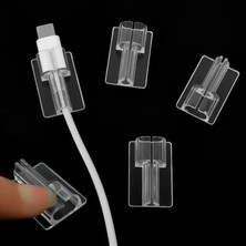 MiraLive Şeffaf Silikon Kablo Koruyucu 1 Adet