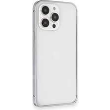 Azrlya Joko iPhone 15 Pro Metal Bumper Mat Kapak - Gri