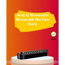 MiraLive Şık ve Işlevsel Fosforlu Araç Numaratörü – Kolay Kullanım, Yüksek Görünürlük