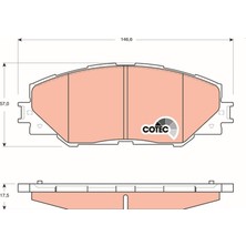 TRW Ön Balata Aurıs 1.4 D-1.4-1.8 1.6 Vvtı-2.0 D-2.2 D 07 >12 > Rav4 Iıı 2.0 Vvti 06 >12 > 2.2D-4D 06 > 446542140-0446542180-WVA24337
