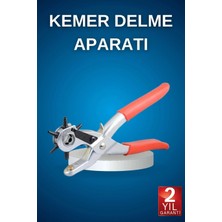 MiraLive Kemer Delme Pensesi Deri Delici Pensi Zımba 6 Farklı Boyutta