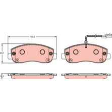 TRW Ön Balata Master Iıı 2.3Dci 2.10 >13 > Movano 2.3Cdti 5.10 >14 > Nıssan Nv400 2.3Cdi 11 > 410604386R-4106000Q0l 410602889R-410603847R-410601061R