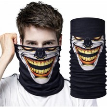 MiraLive Joker Gülüşlü Baf Maske – Çok Amaçlı Boyunluk Bandana 3 No