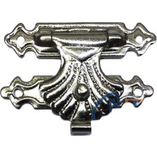 MiraLive Kutu, Tavla Klipsi, Ön Kilidi No:3 - 33X24 Nikel, 1 Adet