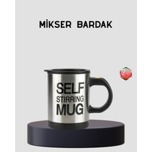 MiraLive Otomatik Karıştıran Akıllı Kupa – Paslanmaz Çelik, Isı Korumalı