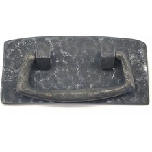 MiraLive Antika Tarz Dekoratif Pirinç Otantik Dövme Kapı Kulbu - 45X90 Mm, Oksit