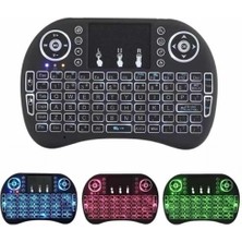 MiraLive Işıklı Kablosuz Mini Klavye ve Dokunmatik Mouse Seti Türkçe Kablosuz