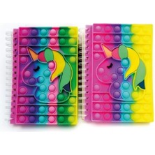 MiraLive Unicorn Tasarımlı Pop-It Defter