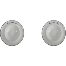 Çukur Tabak 26CM 2’li Set, Şık ve Dayanıklı Ev ve Mutfak Takımı
