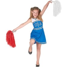 MiraLive 1 Çift Kırmızı Beyaz Renklerde 23 Nisan Gösteri Ponponu