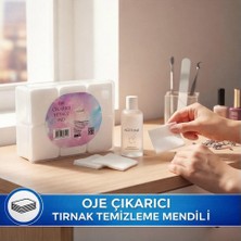BURADABULDUN Oje Çıkarıcı Tüysüz Ped - Pratik Tırnak Temizleme Mendili