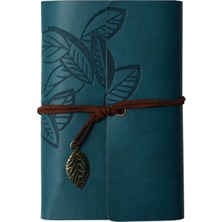 MiraLive Yaprak Desenli Deri Defter