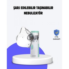 MiraLive Cep Tipi Şarjlı Nebulizatör Ultrasonik Buhar Makinesi