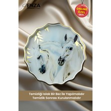 Elit Çay Kahve ve Kahvaltılık Sunum Tepsisi 38 cm