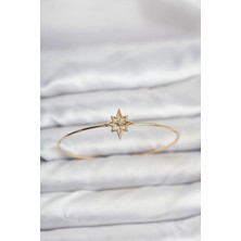 Tiklad Kutup Yıldızı Model Gold Renk Bileklik