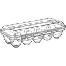 Tiklad 10 Bölmeli Kilitli Kapaklı Yumurtalık Saklama Kutusu YU110