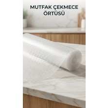 Tiklad Mutfak Raf ve Çekmece Için Şeffaf Pvc Koruyucu Örtü 45X300 cm