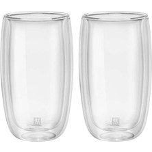 Çift Cidarlı Latte Macchiato Bardağı 2'li 350 ml Set