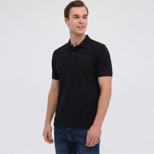 Lumberjack MB CT953 POLO T-SH 6FX Siyah Erkek Kısa Kol T-Shirt