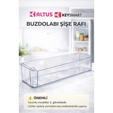ÖZ BEYAZ EŞYA _altus_al 366 B  Buzdolabı Kapak Şişe Rafı 58X12X10CM