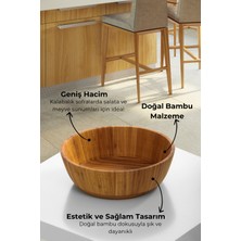 Büyük Salata Kasesi, Şık ve Dayanıklı, Hızlı ve Kolay Kullanım