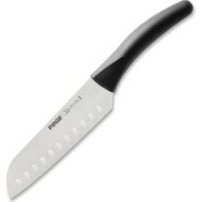 Sağlam ve Şık 17 cm Oluklu Santoku Bıçak, Mutfağınıza Şıklık Katın