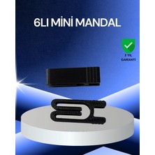 MiraLive Poşet Kapatma Mandalı Hava Geçirmez 6 Adet Set