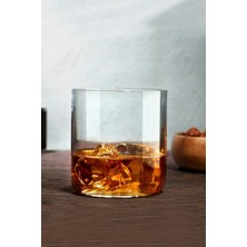 Kristal Viski Bardağı 6'lı Set, Şık ve Zarif Tasarım, 390 cc