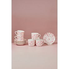 Şık 6’lı Kahve Fincan Takımı, 80 Ml, Zarif ve Kaliteli Tasarım