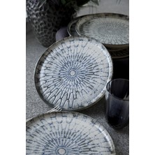 Şık Nordic Monoform Pasta Tabağı Seti, 22 Cm, 6 Adet