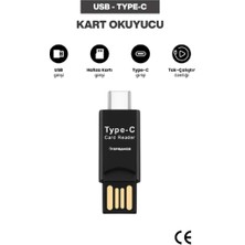Derin Stok USB To Type-C Kart Okuyucu
