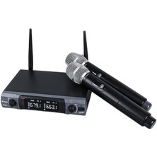 Derin Stok Westa WM-202H 1 Alıcı + 2 El (Lavalier) Kablosuz Uhf Mikrofon Seti