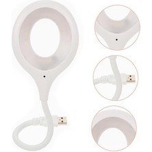 Derin Stok Portatif Akrobatik 20 Smd Ledli USB Gece Kitap Okuma Çalışma Lambası (Powerbank Uyumlu)