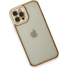 Derin Stok Iphone 12 Kılıf Liva Lens Silikon - Beyaz