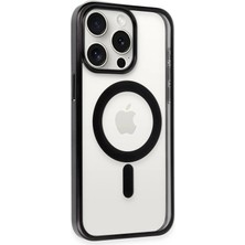 Derin Stok Iphone 15 Kılıf Erozi Magsafe Kapak - Siyah