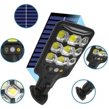 Derin Stok HS-8037B Solar 9 Cob Ledli Hareket Sensörlü Sokak Lambası