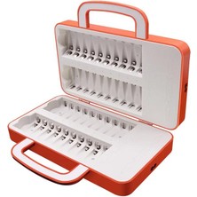 Derin Stok Beston C9032W 40 Adet Kalem Pil + Ince Pil Şarj Edebilir Çantalı Pil Şarj Cihazı