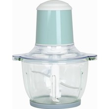 Hype Store Gem Retro 400 W Elektrikli Doğrayıcı – 2 L Cam Hazne, Bakır Ac Motor | Mint Yeşil