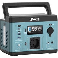 Derin Stok OPS-300 300 Watt Power Station Taşınabilir Güç Kaynağı Istasyonu (Lityum Iyon)