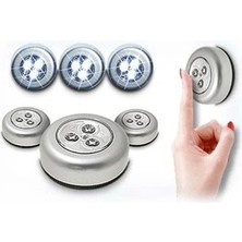 Derin Stok Kablosuz Spot Dokunmatik Lamba (3 Adet)