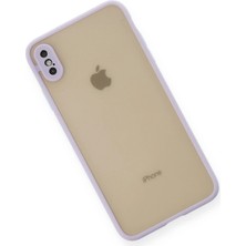 Derin Stok Iphone x Kılıf Montreal Silikon Kapak - Mor