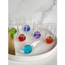 Şık Kahve Yanı Su Kadehleri 6'lı Set, 100ML, Zarif Tasarım