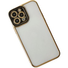 Derin Stok Iphone 14 Kılıf Liva Lens Silikon - Siyah