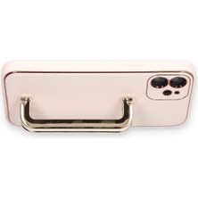 Derin Stok Iphone 12 Kılıf Coco Elit Kapak - Pudra