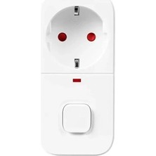 Derin Stok Isıya Duyarlı Devre ve Akım Korumalı Duvar Tekli Anahtarlı Priz Fiş 16A/250V 750