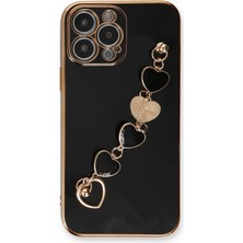 Derin Stok Iphone 13 Kılıf Esila Silikon - Siyah