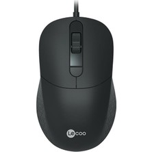 Derin Stok Lecoo MS102 800/1200/1600 Dpı 4 Tuşlu USB Kablolu Optik Mouse
