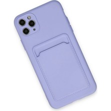 Derin Stok Iphone 11 Kılıf Kelvin Kartvizitli Silikon - Lila